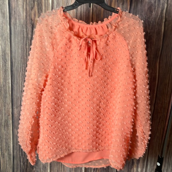 Cupio Coral Blouse - Picture 1 of 5